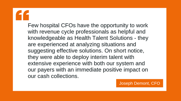 Health Talent Solutions | Joseph Delmont, CFO